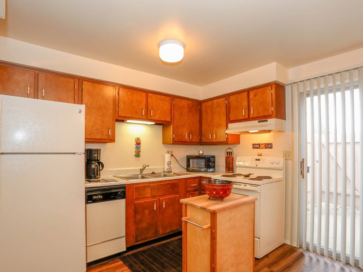 Kitchen at townhome in Ohio